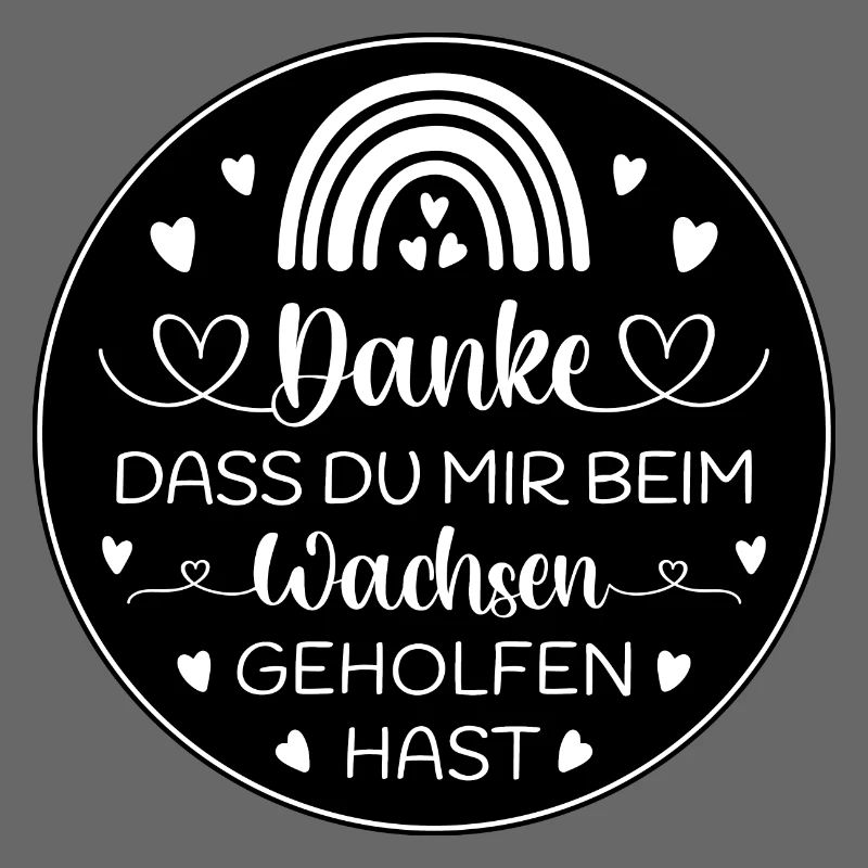Boho Regenbogen Danke Abschied Kita Kindergarten
