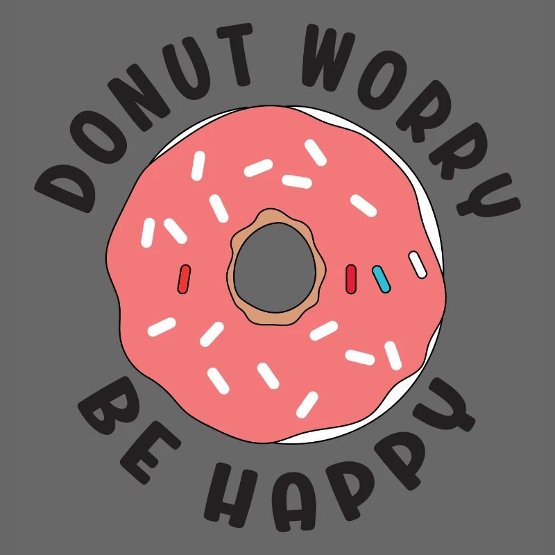 Donut Sorge Sei glücklich