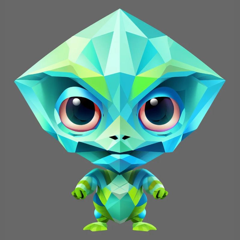 Polygone vert extraterrestre extraterrestre