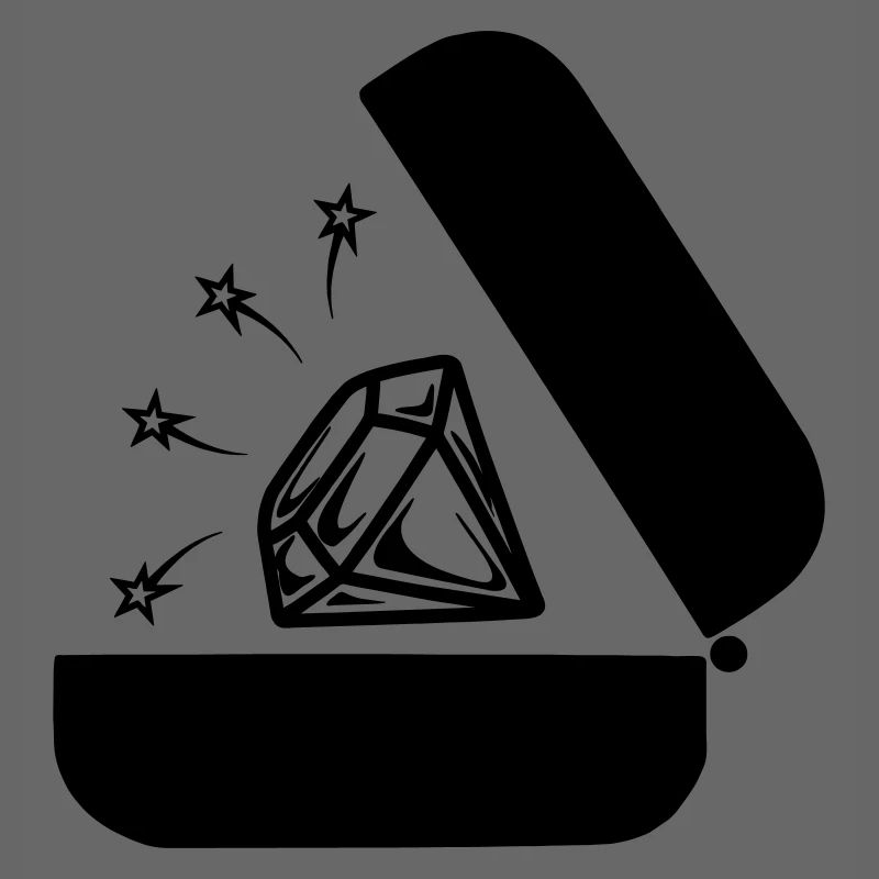 Diamant dans la boîte