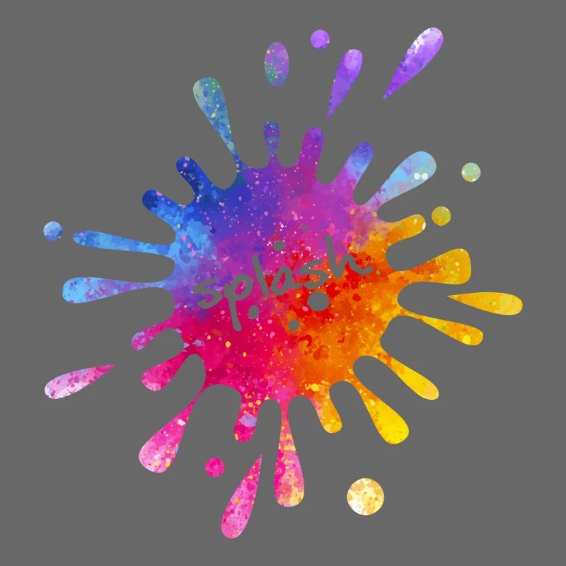 Splash - bunter Farbklecks