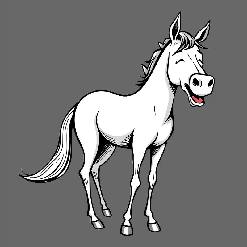 Lustiges Pferd