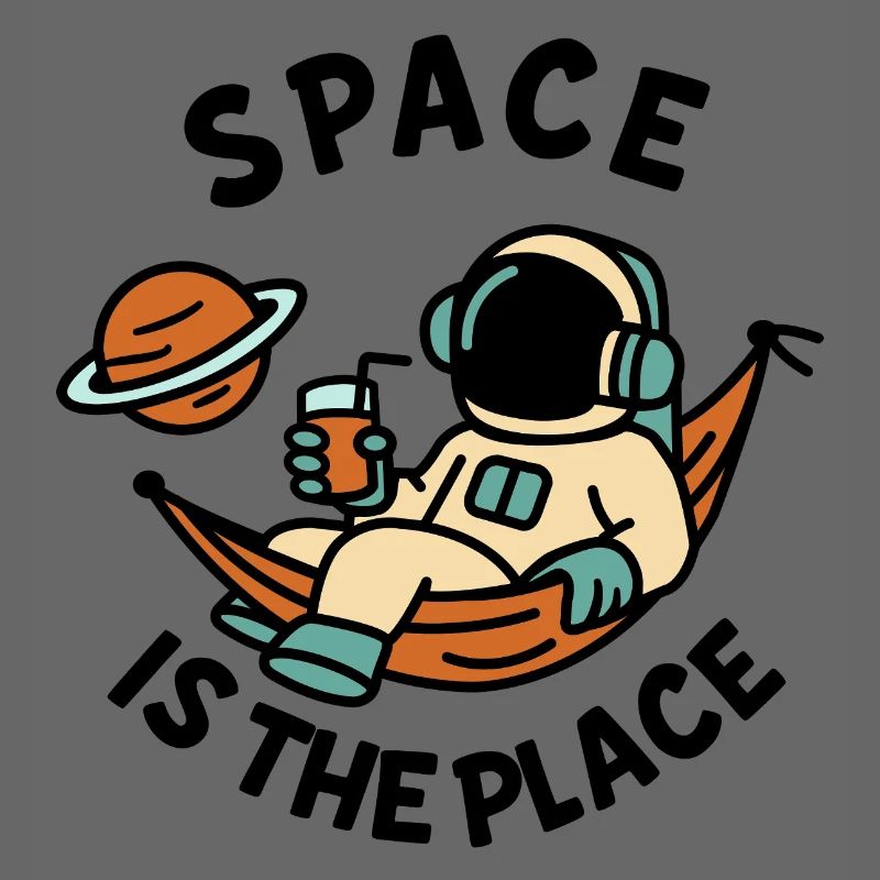 Space Explorer Astronaut Relaxing Design