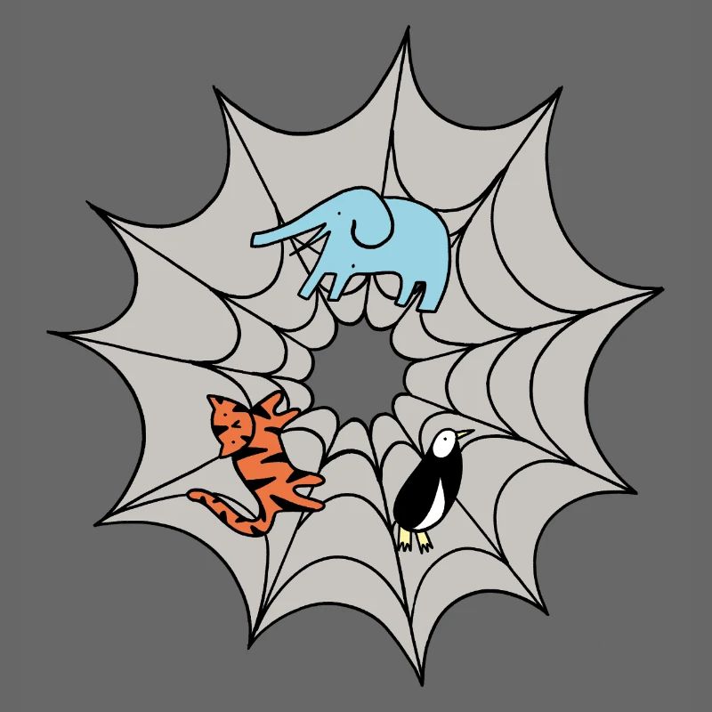 Spinnennetz 
