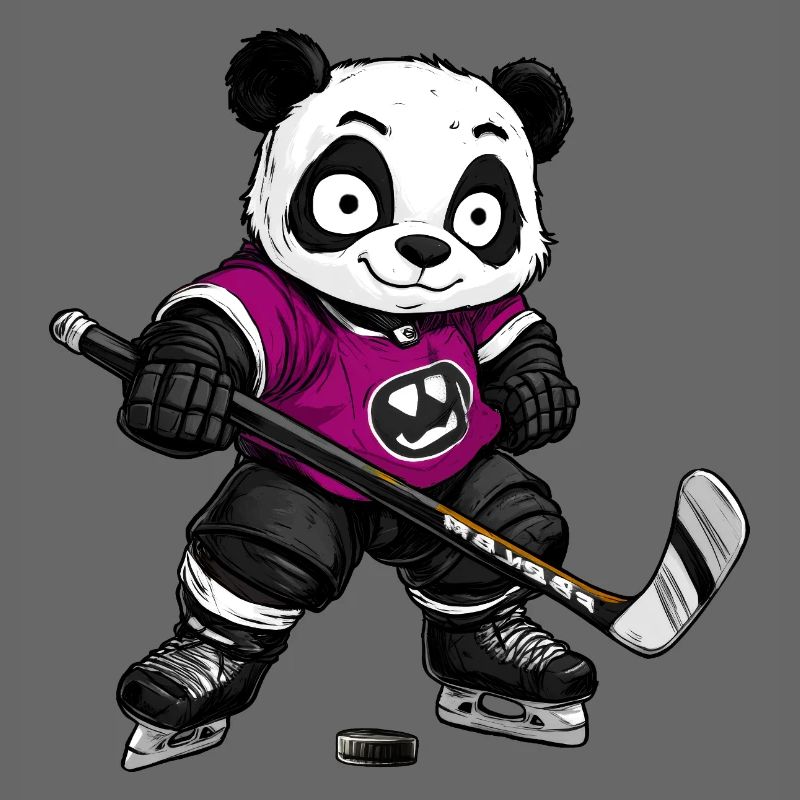 Eishockeyspieler Panda