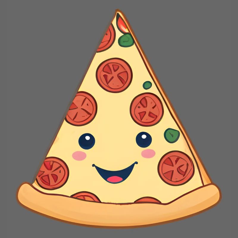 Tranche de pizza douillette