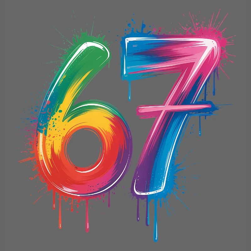 Six Sept Couleur Éclaboussure