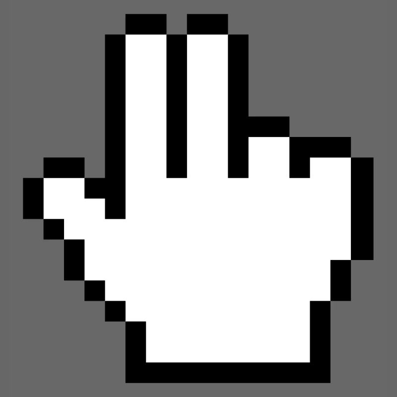 Mouse hand 2 fingers