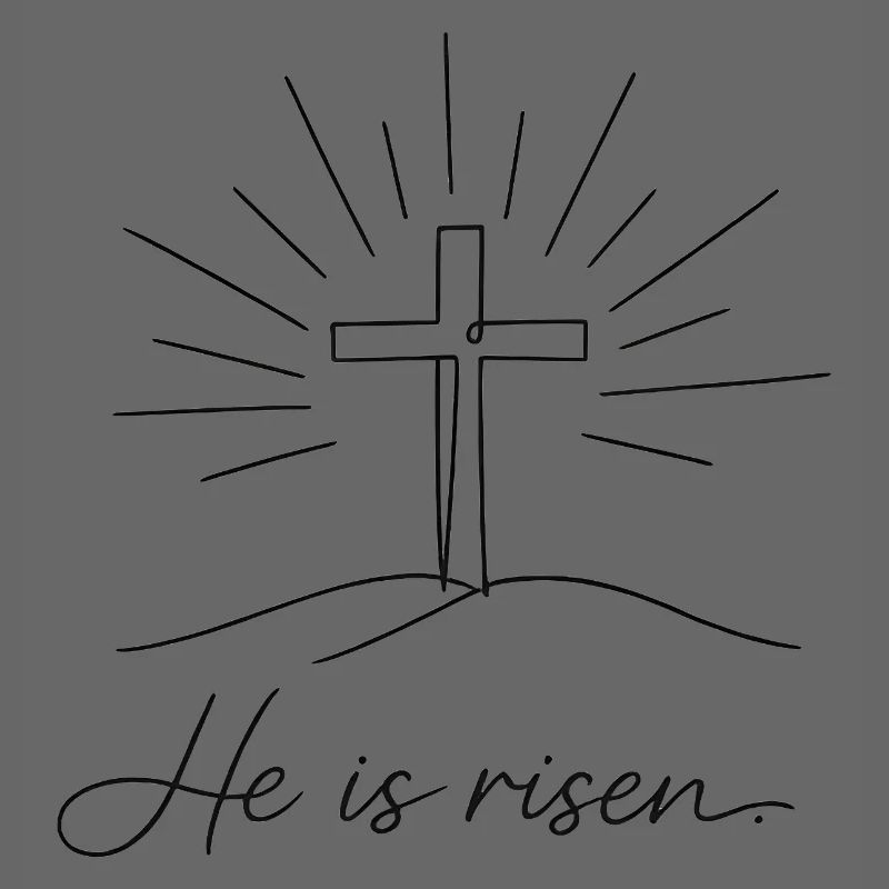 Crucifix He is Risen Easter Jesus