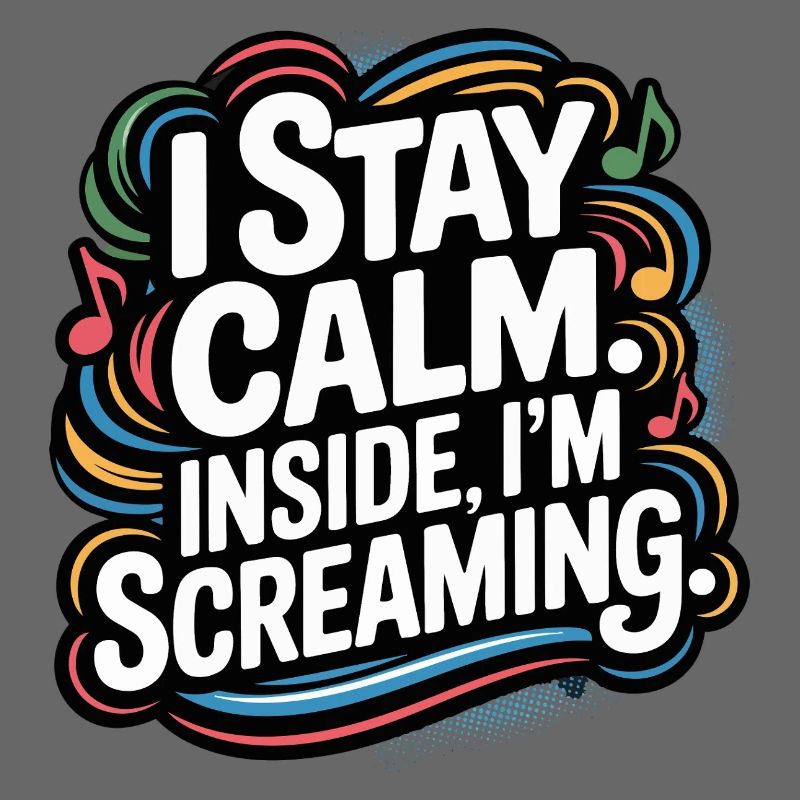 I'm calm – inside I'm screaming