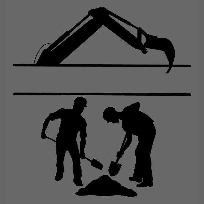 Équipe de creusement Groundworkers Custom