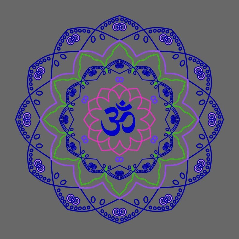 Mandala Universe Vibrant Circular