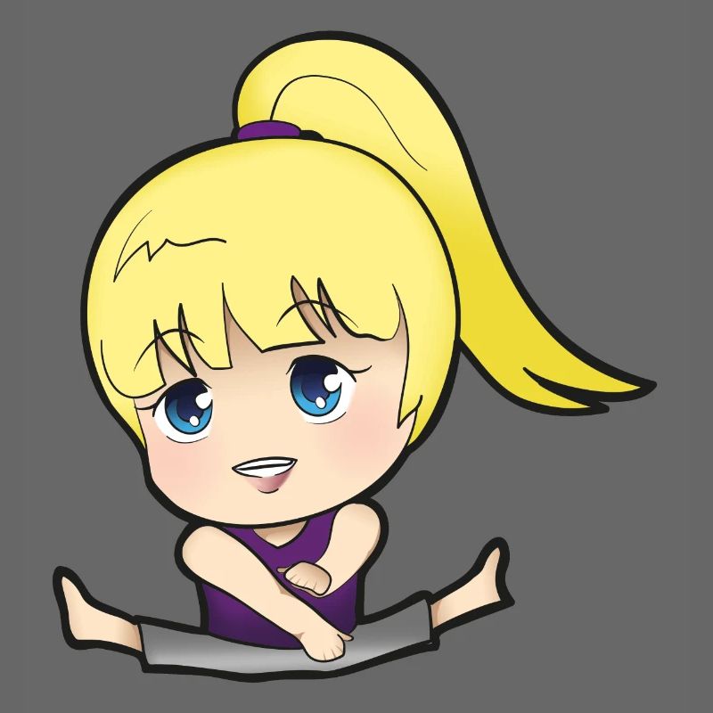 Chibi Anime Manga Splitkick
