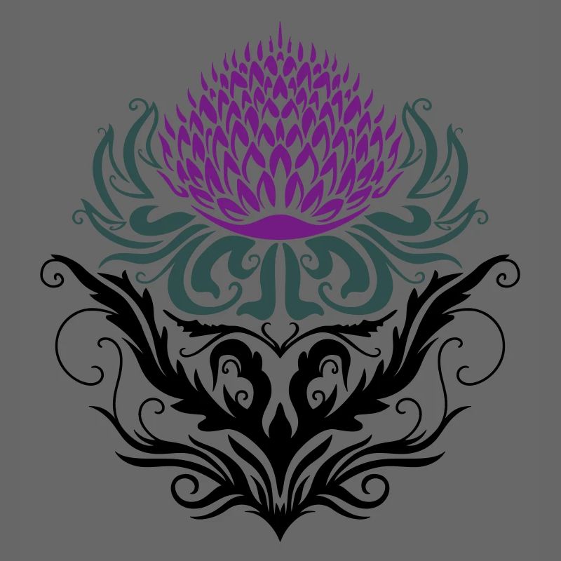 Distel lila Thistle