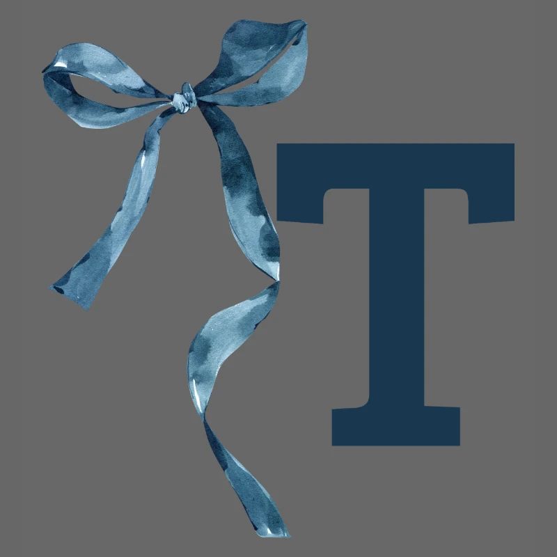 Monogramm t Geschenkidee