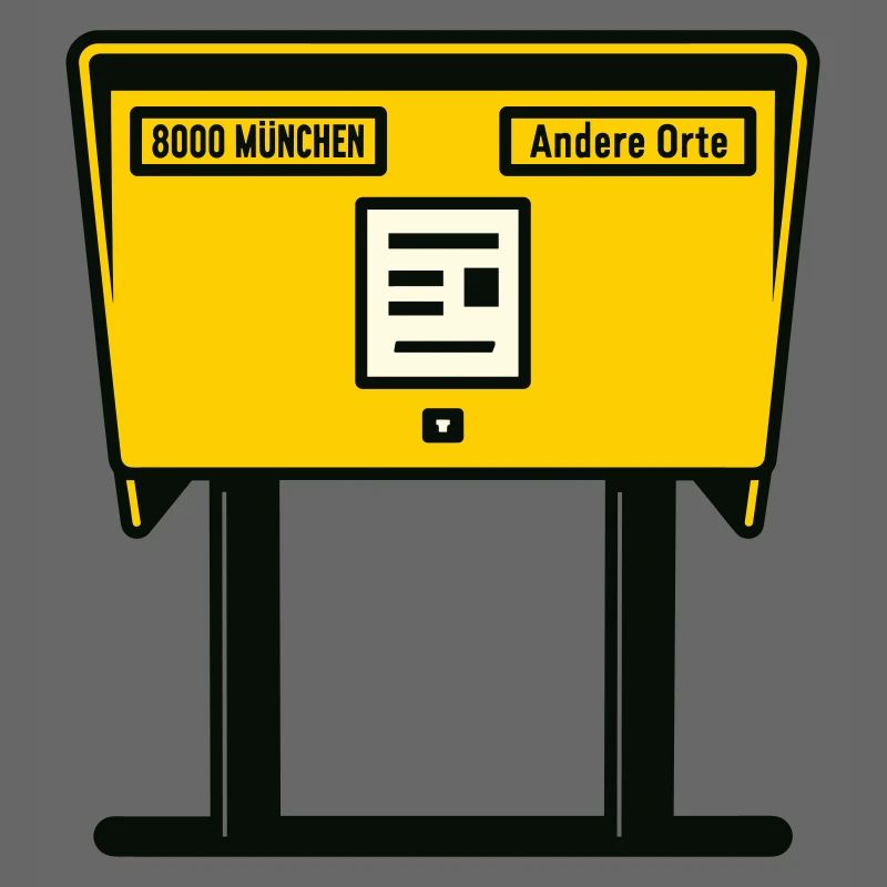 Munich Yellow Mailbox