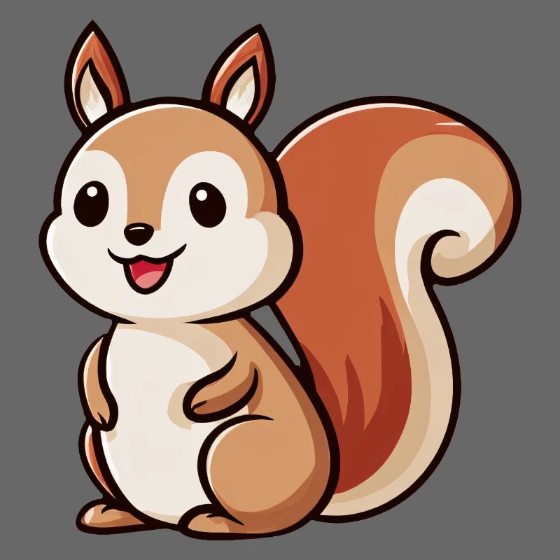 Whimsical Squirrel Charm