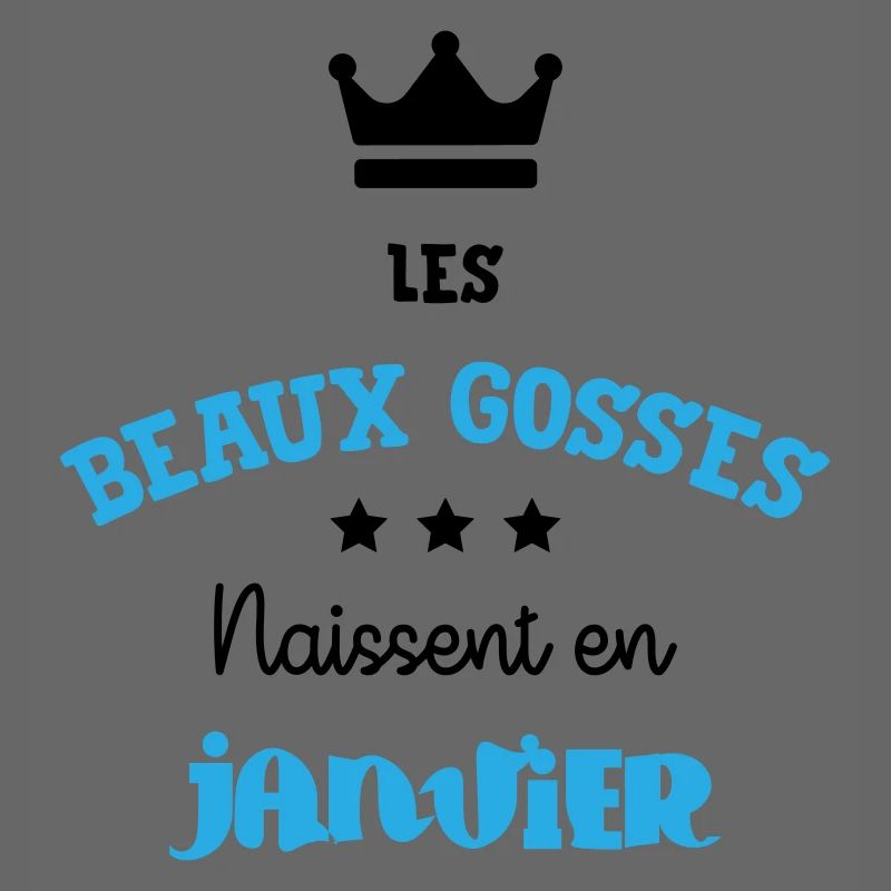 Cadeau naissance bébé garçon Janvier Beaux Gosses