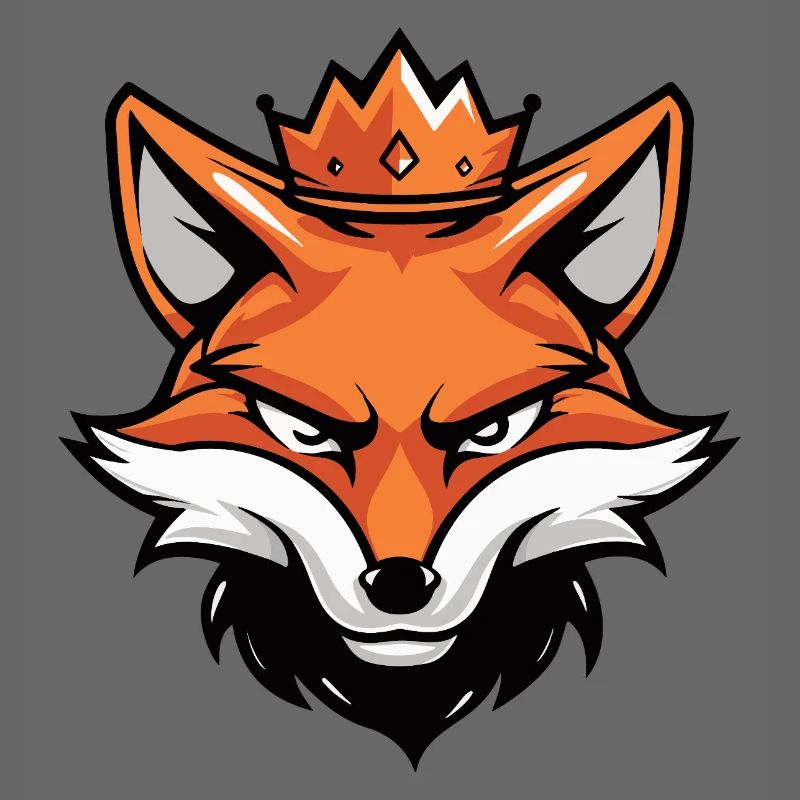 Fuchs Kopf Krone