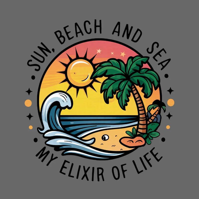 Le soleil, la plage et la mer - mon élixir de vie