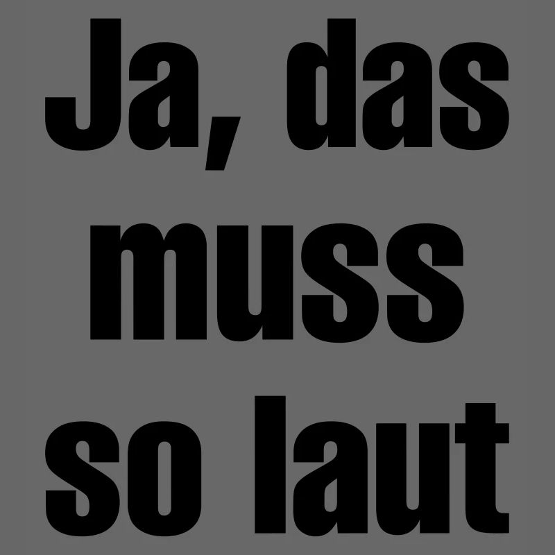 das muss so