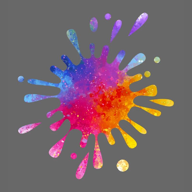 Éclaboussure de couleur colorée - Aquarelle dégradée