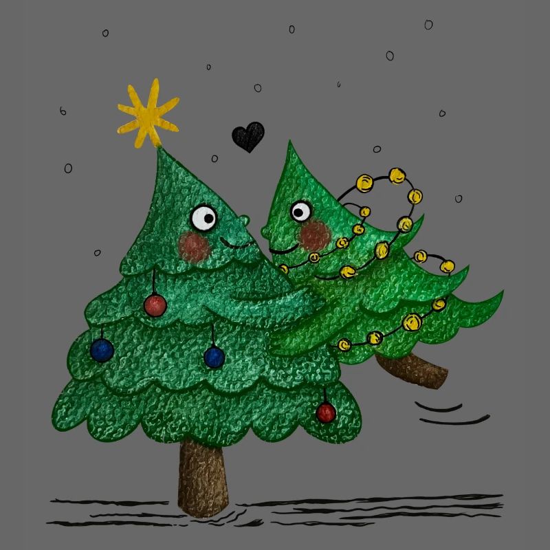 De jolis sapins de Noël