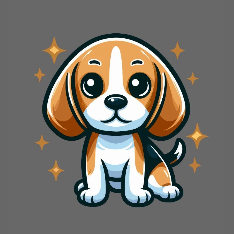 Beagle Chibi Hund