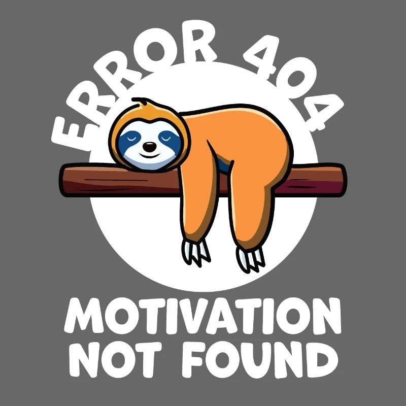 Faultier - Error 404 motivation not found