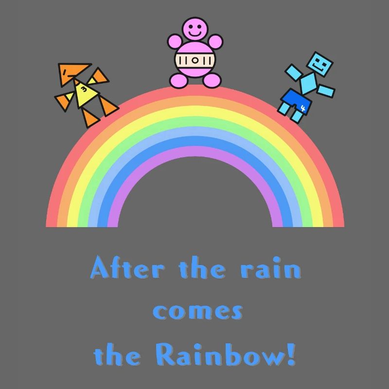 Nach Regen kommt der Regenbogen