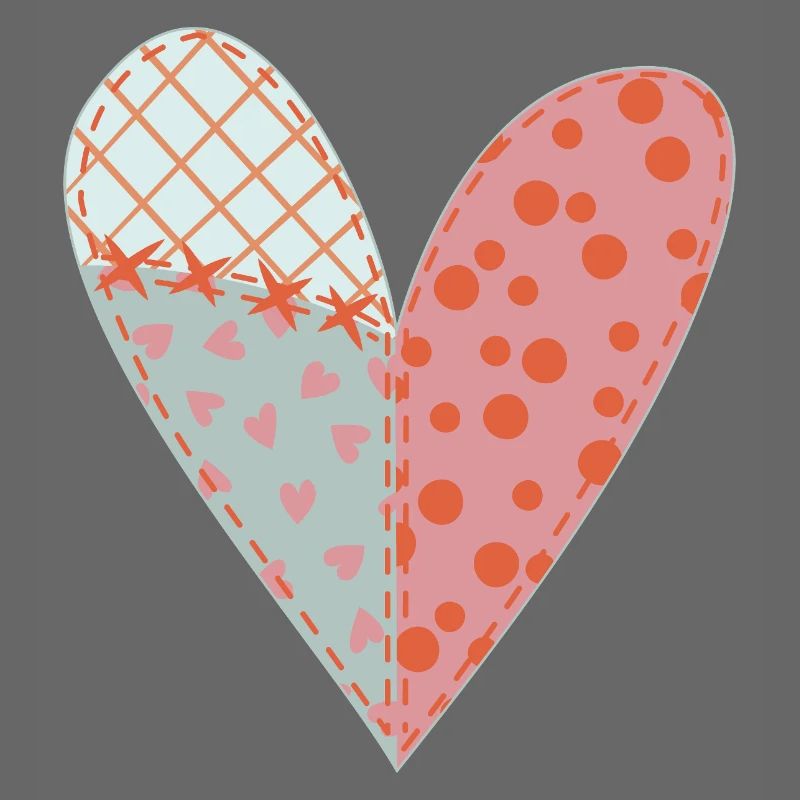 Patchwork Heart No11