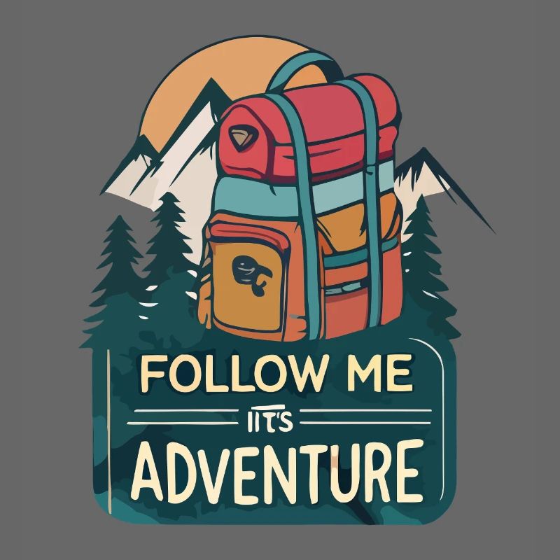 Adventure Backpack Mountains Forest