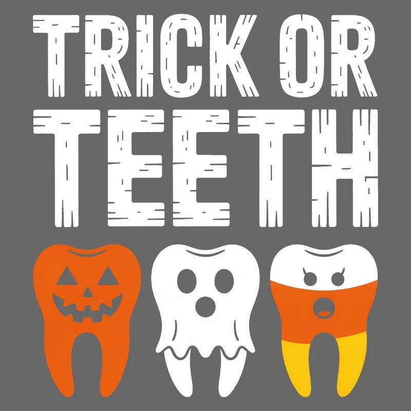 Trick oder Teeth Halloween-T-Shirt