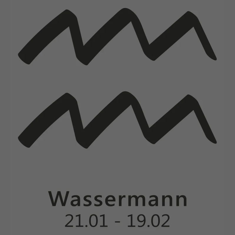 Wassermann Zodiak Sternzeichen Symbol