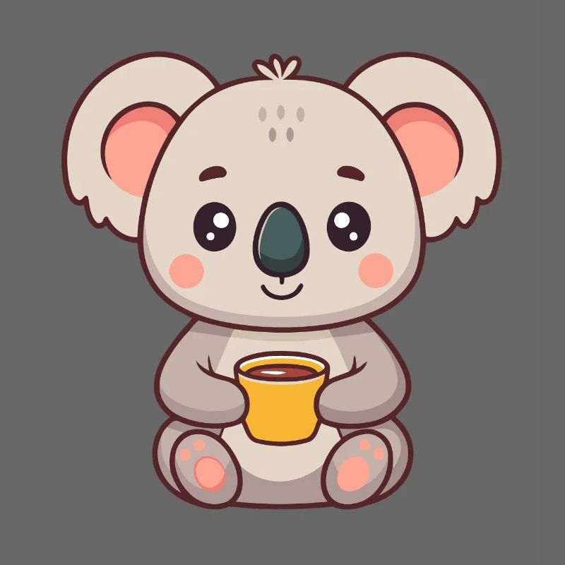 Koala Doux Tasse Café