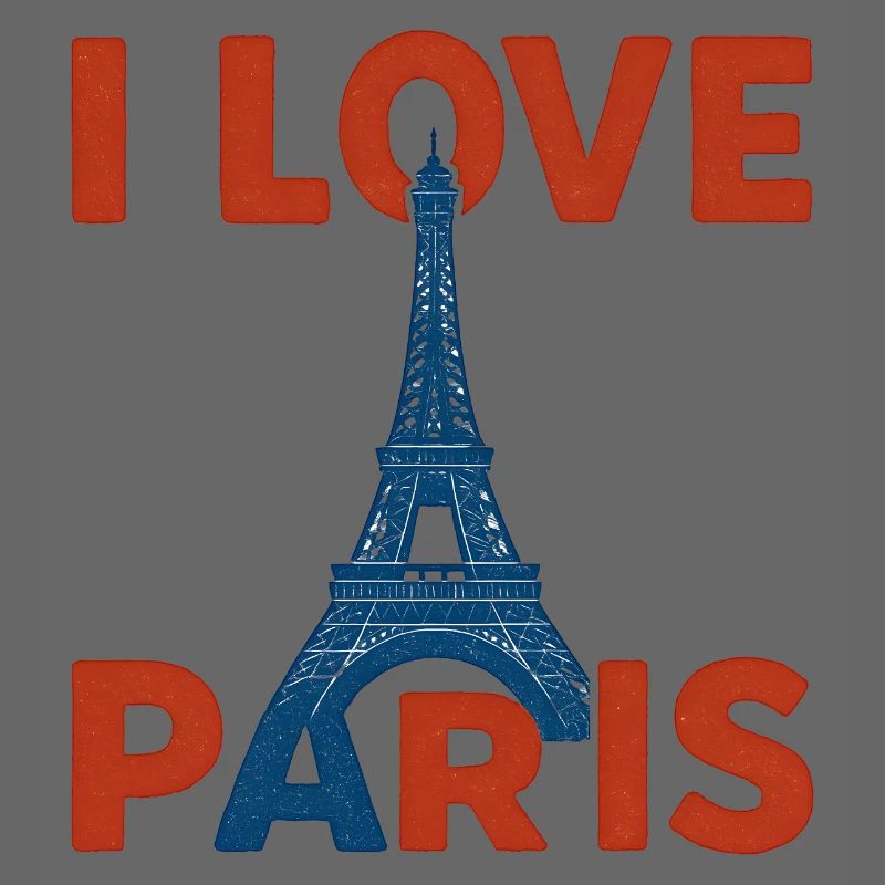 Amour Paris Tour Eiffel Graphique