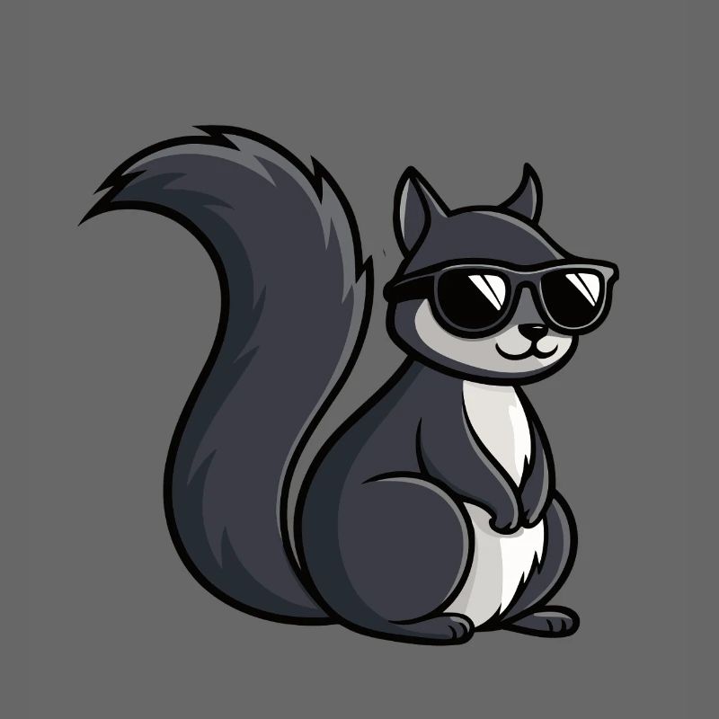 Coole Eichhörnchen-Dunkle Brille