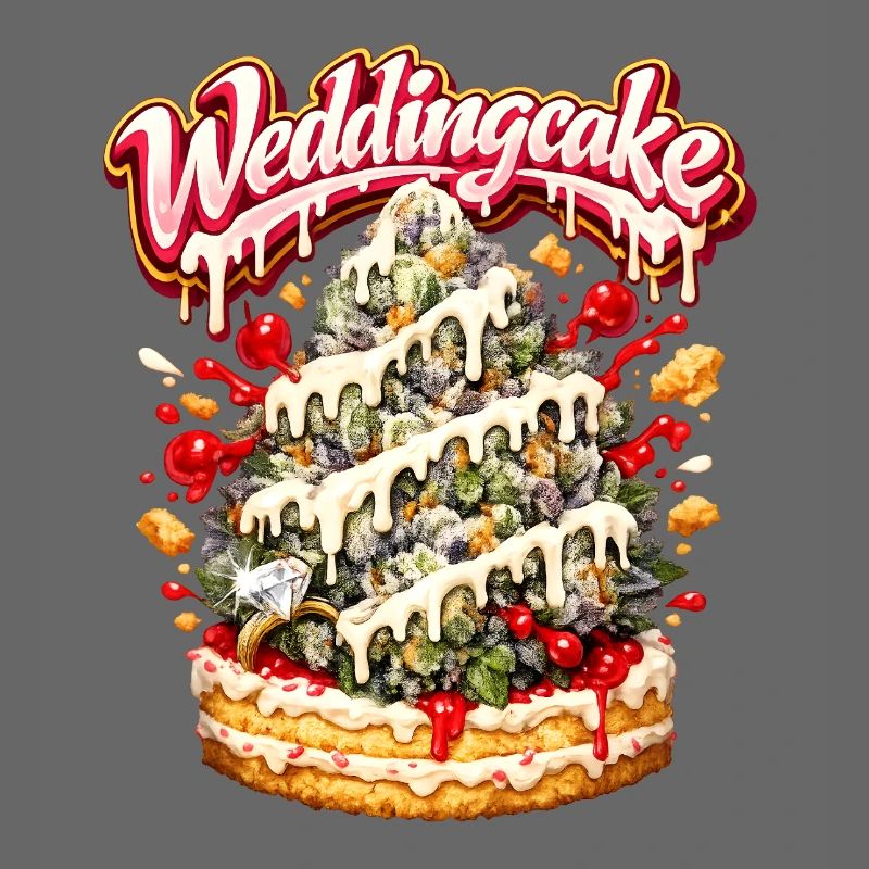 Wedding Cake Graffiti Bud Art Print