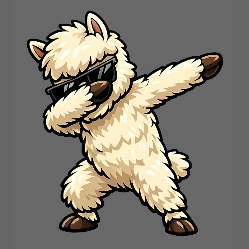Dabbing Alpaka