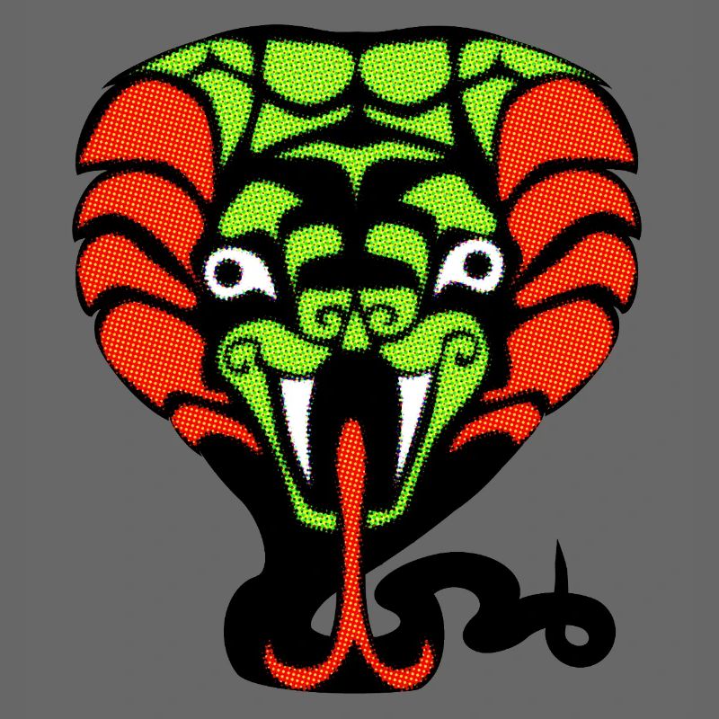Snake illustration magic jungle ancient style