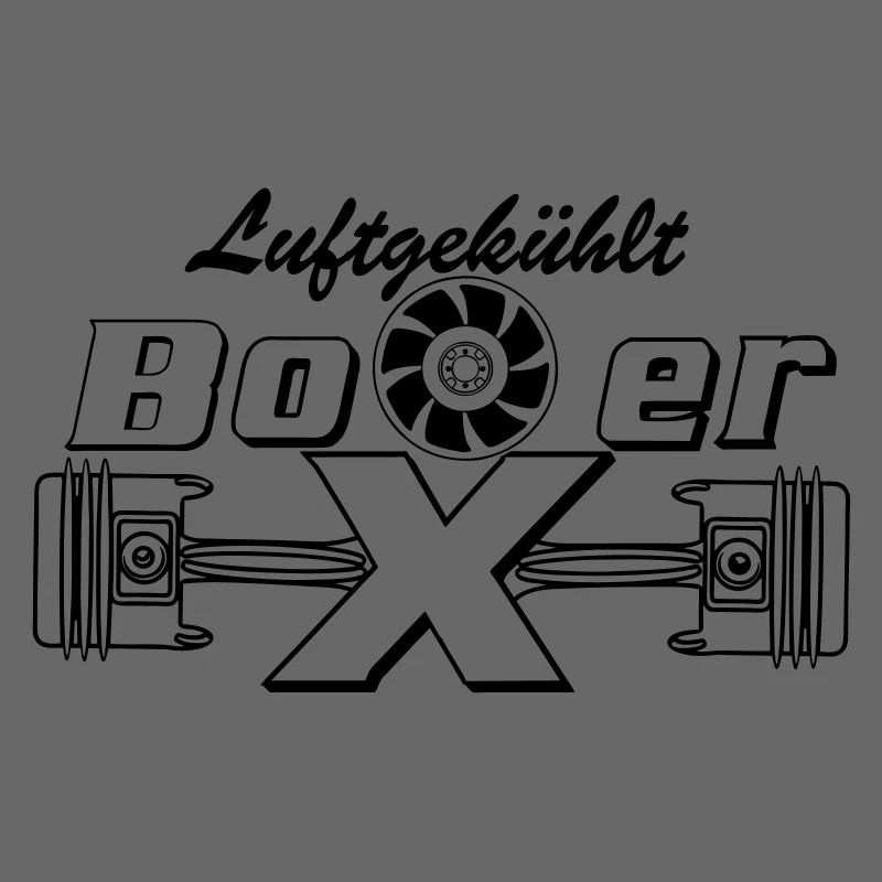 Boxermotor, Boxer, Motor, Luftgekühlt (25)