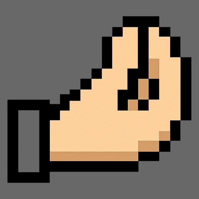 Pixel Hand Cursor Design Italia