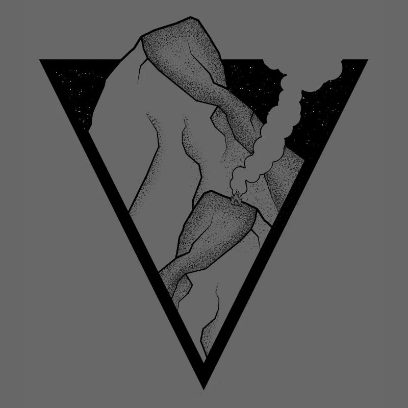 Conception de triangle de montagne