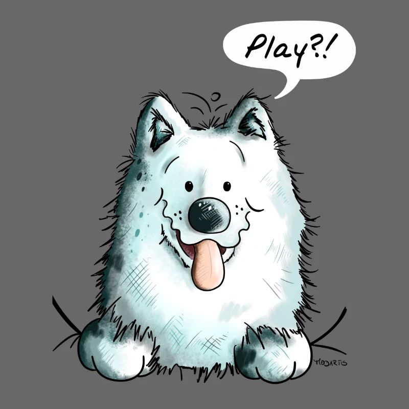 Samoyed Play - Samoyeds - Sabaka - Sobaka