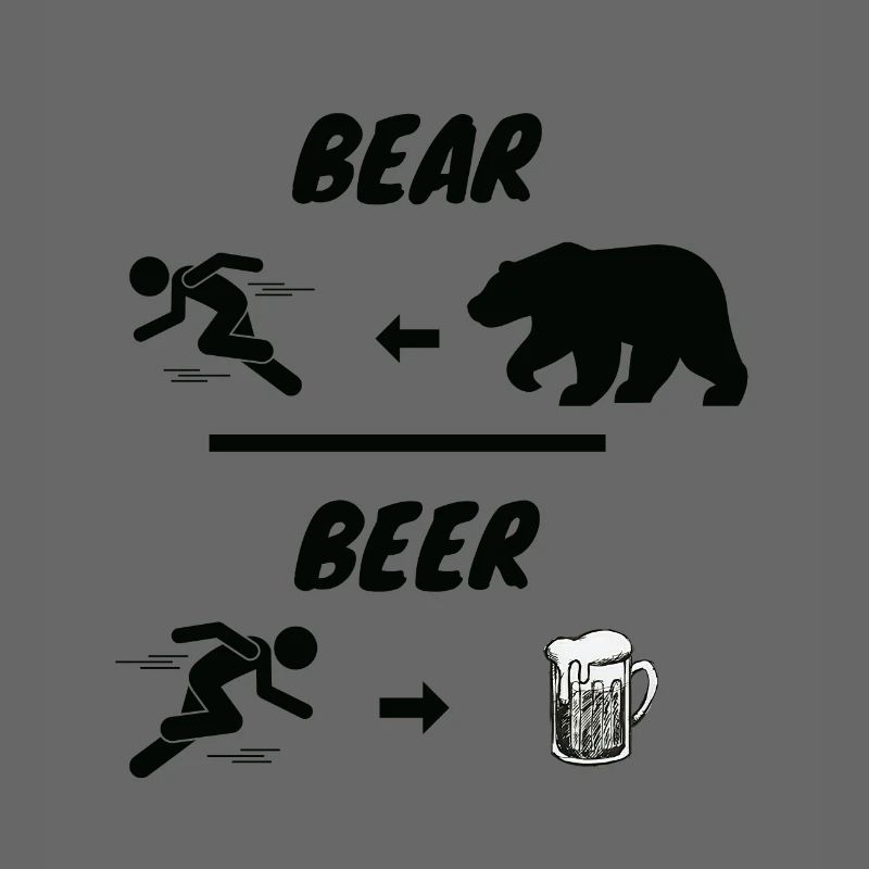 Course face à l’ours puis bière