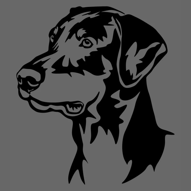 Dobermann Kopf