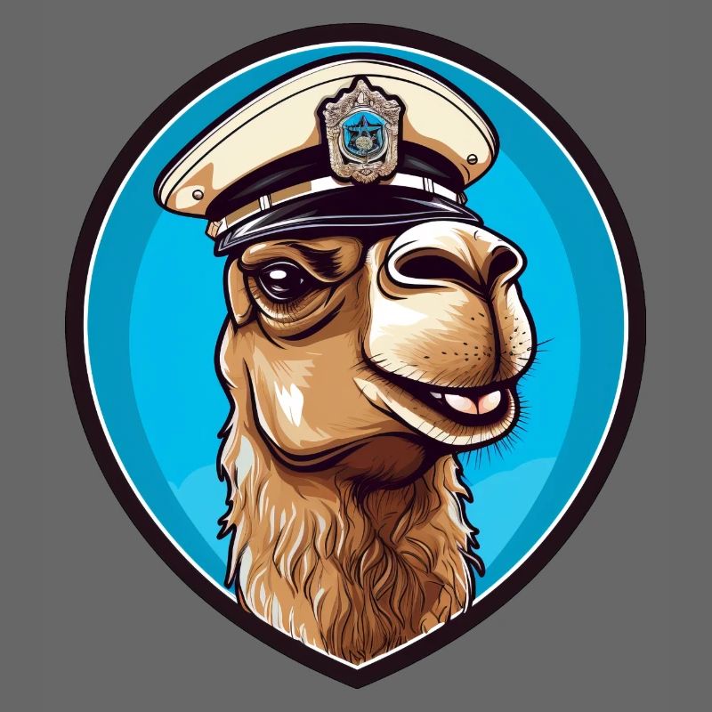 Kamel Polizei