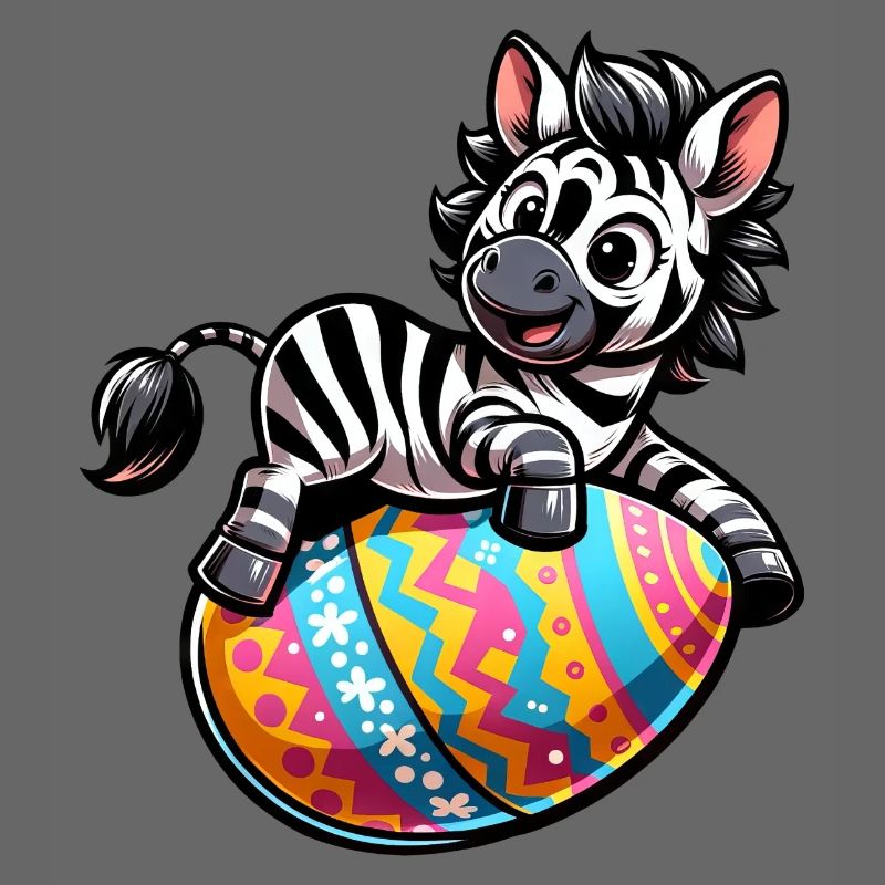 Easter Zebra Easter Egg Comic