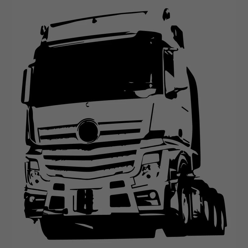Deutscher LKW Silhouette
