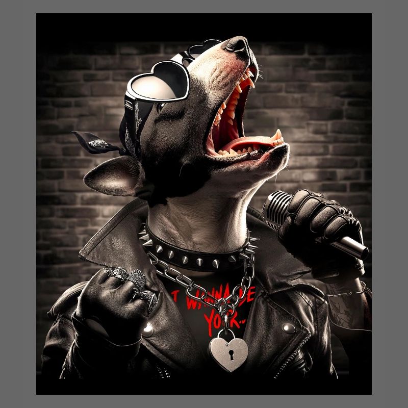 Singender Hund